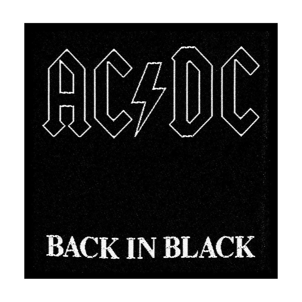 AC/DC Standard Patch: Back in Black (Loose)