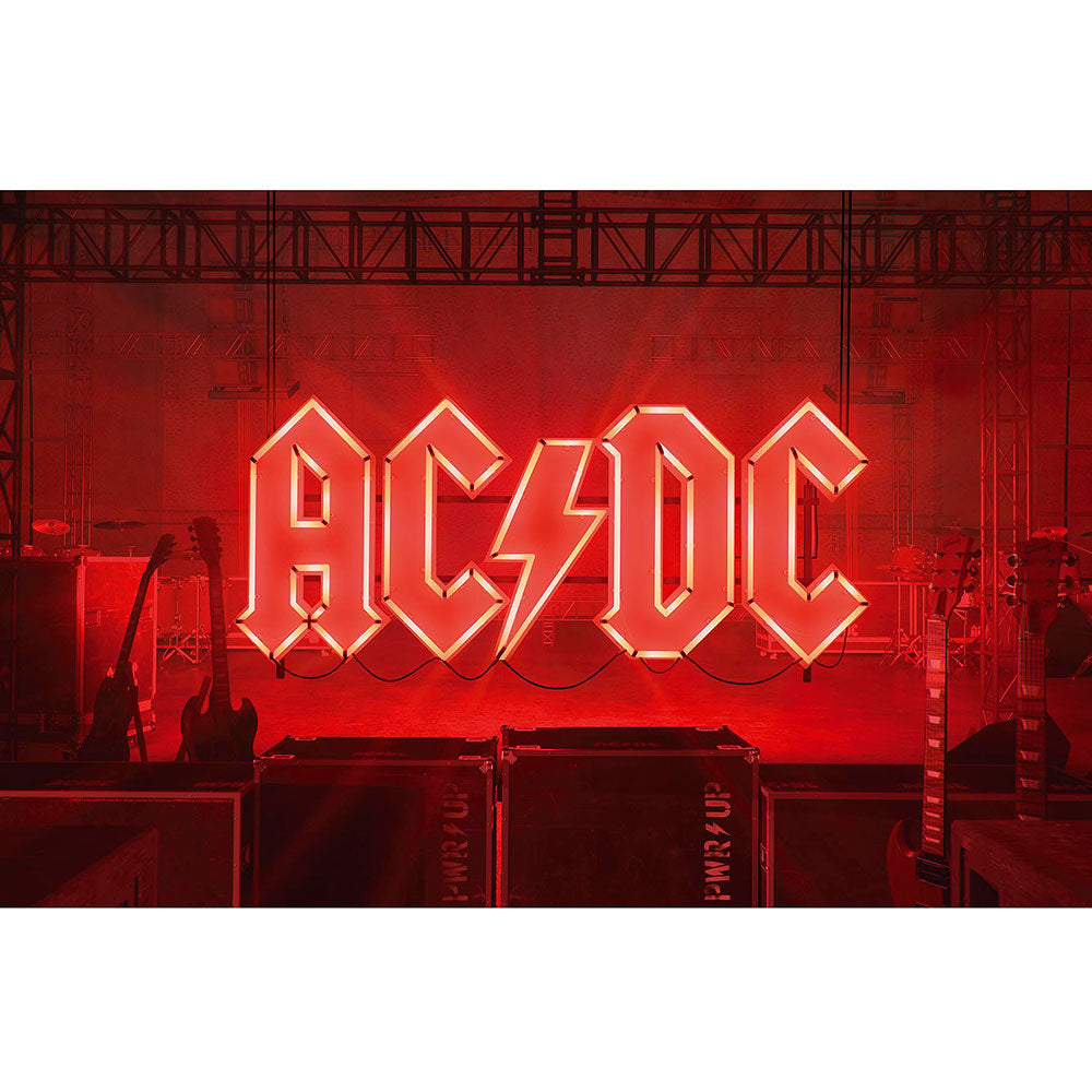 AC/DC Textile Poster: PWR-UP