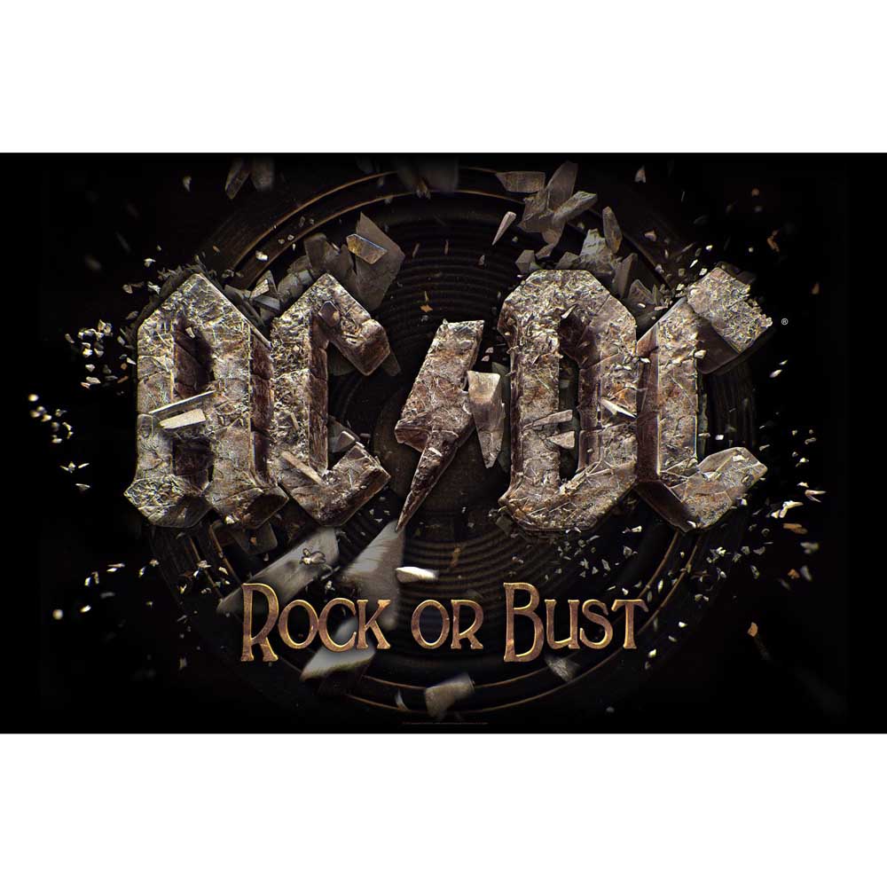 AC/DC Textile Poster: Rock Or Bust