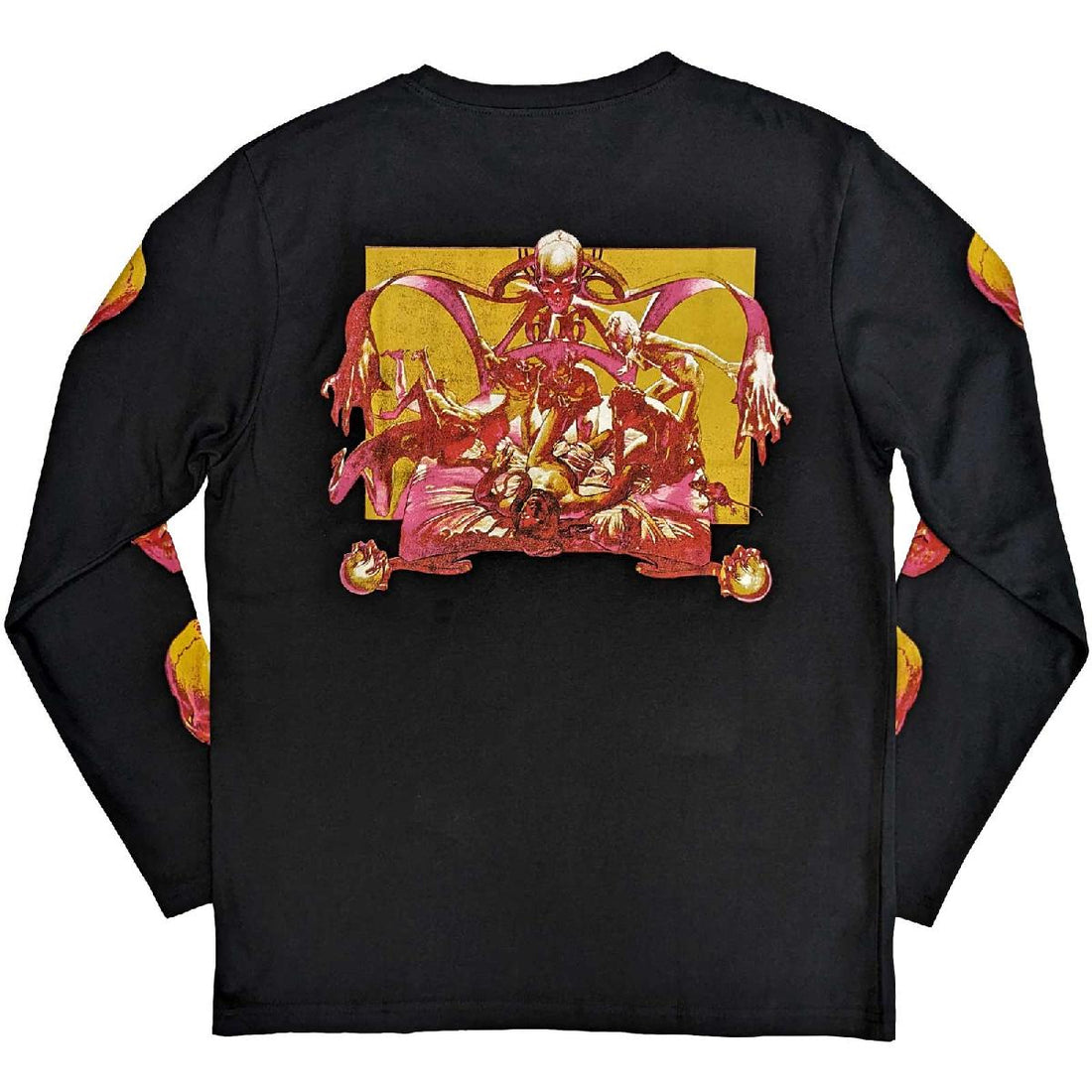 Black Sabbath Unisex Long Sleeve T-Shirt: Bloody Sabbath (Back Print)