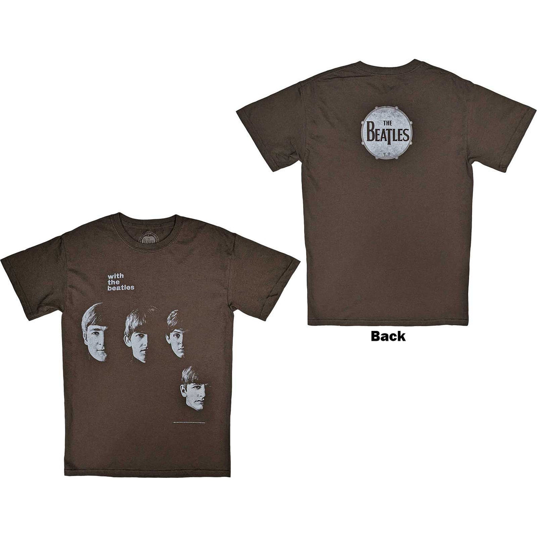 The Beatles Unisex T-Shirt: With The Beatles (Back Print)