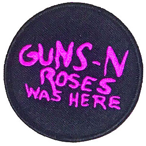 Guns N' Roses Standard Patch: Was Here