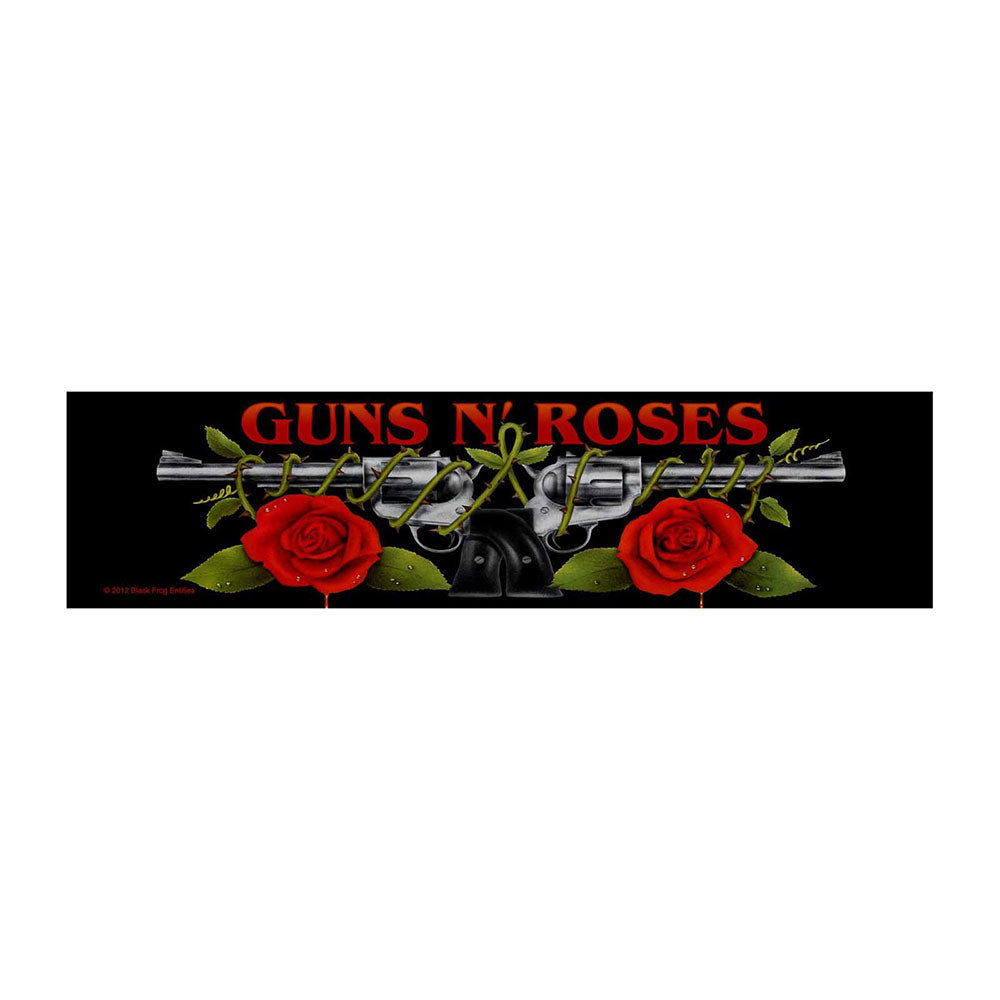 Guns N' Roses Super Strip Patch: Logo/Roses