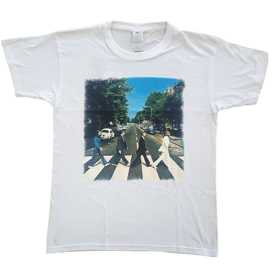 The Beatles Unisex T-Shirt: Abbey Road (Back Print)