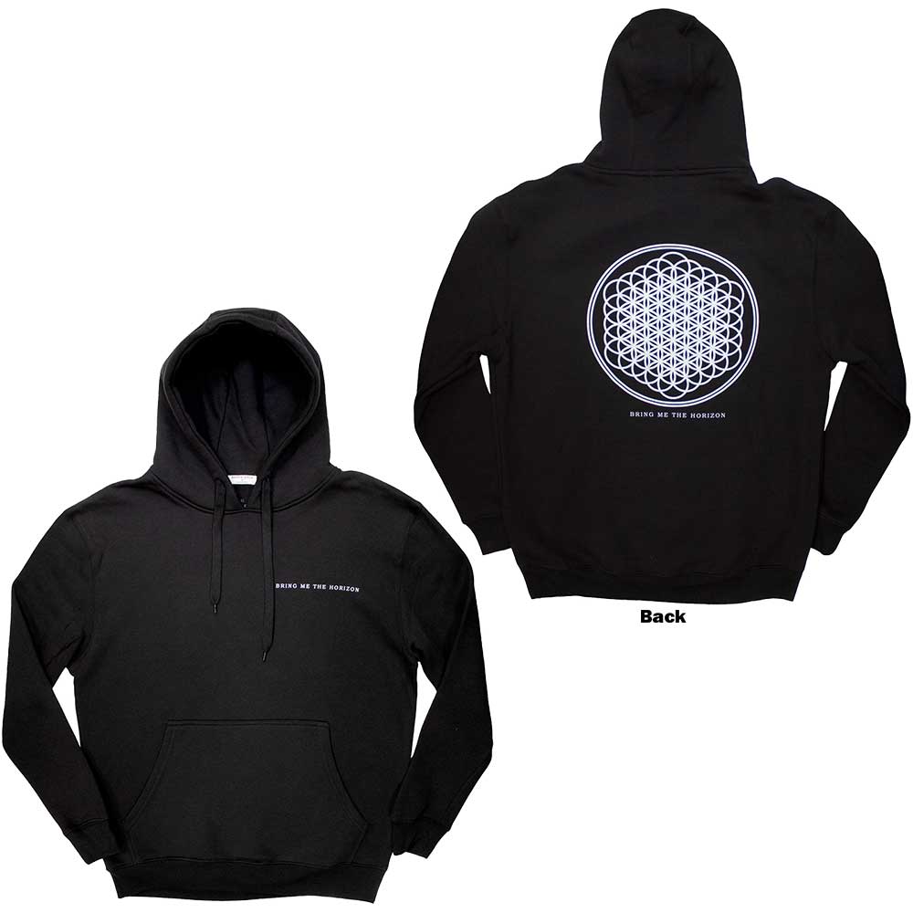 Bring Me The Horizon Unisex Pullover Hoodie: Flower of Life (Back Print)