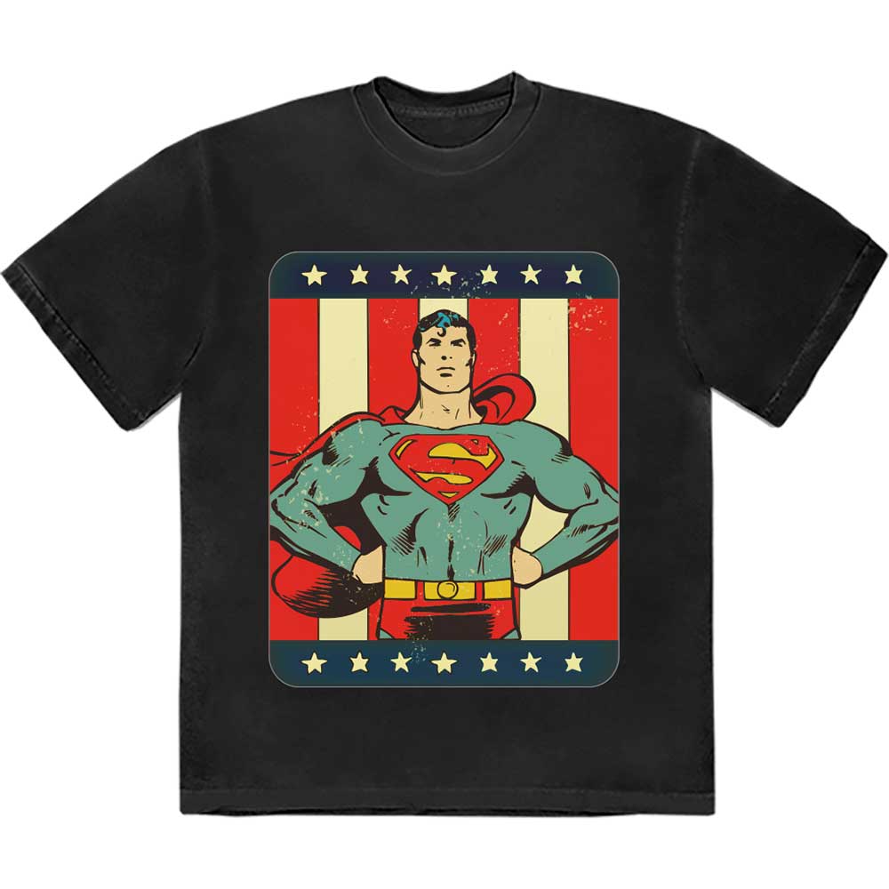 DC Comics Unisex T-Shirt: Superman Stripes