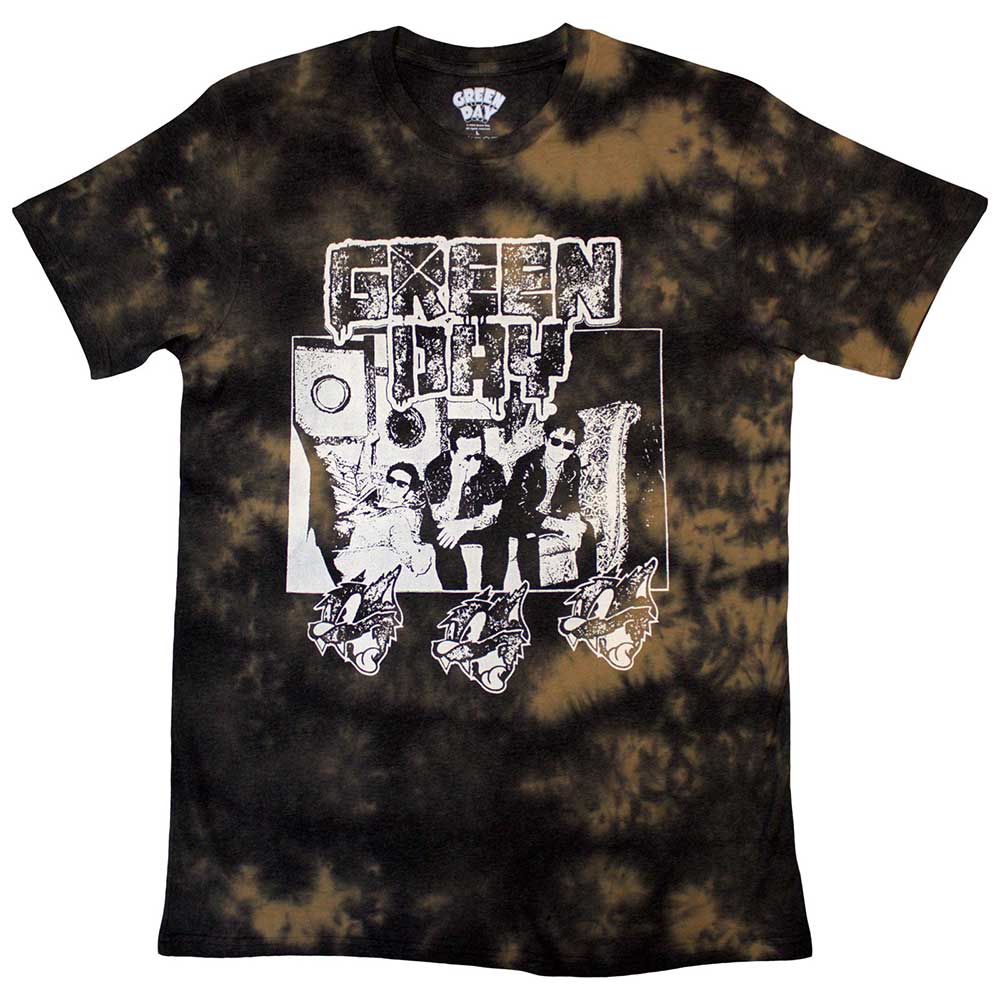 Green Day Unisex T-Shirt: Rev Radio Wash Collection