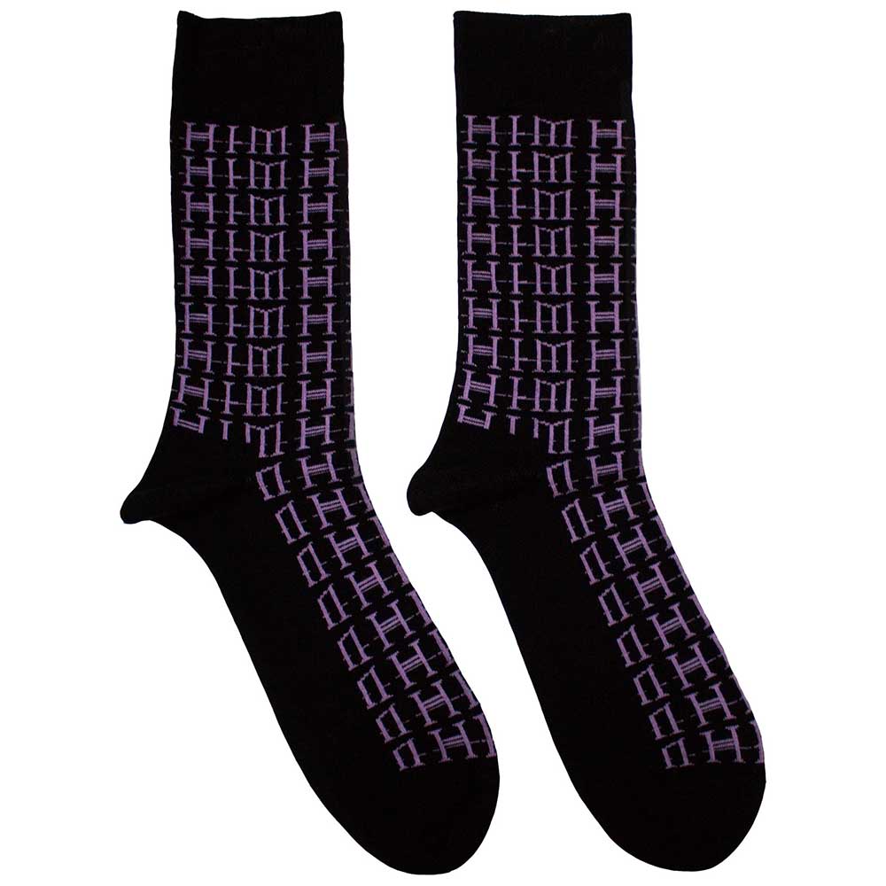 HIM Unisex Ankle Socks: Logo Repeat (UK Size 7 - 11)