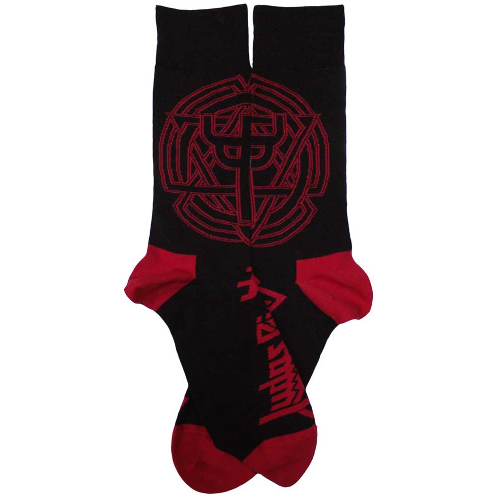 Judas Priest Unisex Ankle Socks: Trident Emblem (UK Size 7 - 11)