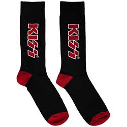 KISS Unisex Ankle Socks: Red Logo