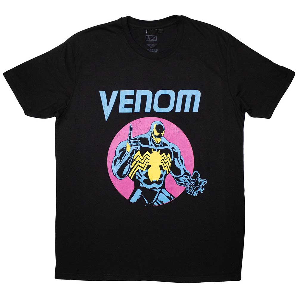 Marvel Comics Unisex T-Shirt: Venom Purple Circle