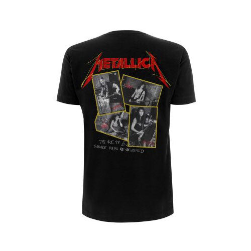 Metallica Unisex T-Shirt: Garage Photo Yellow (Back Print)