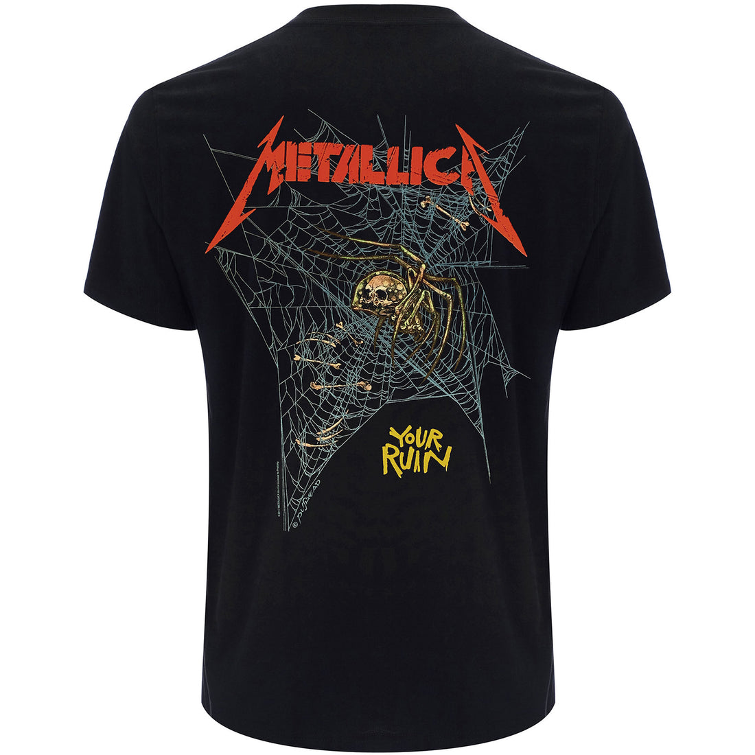 Metallica Unisex T-Shirt: Ruin/Struggle (Back Print)