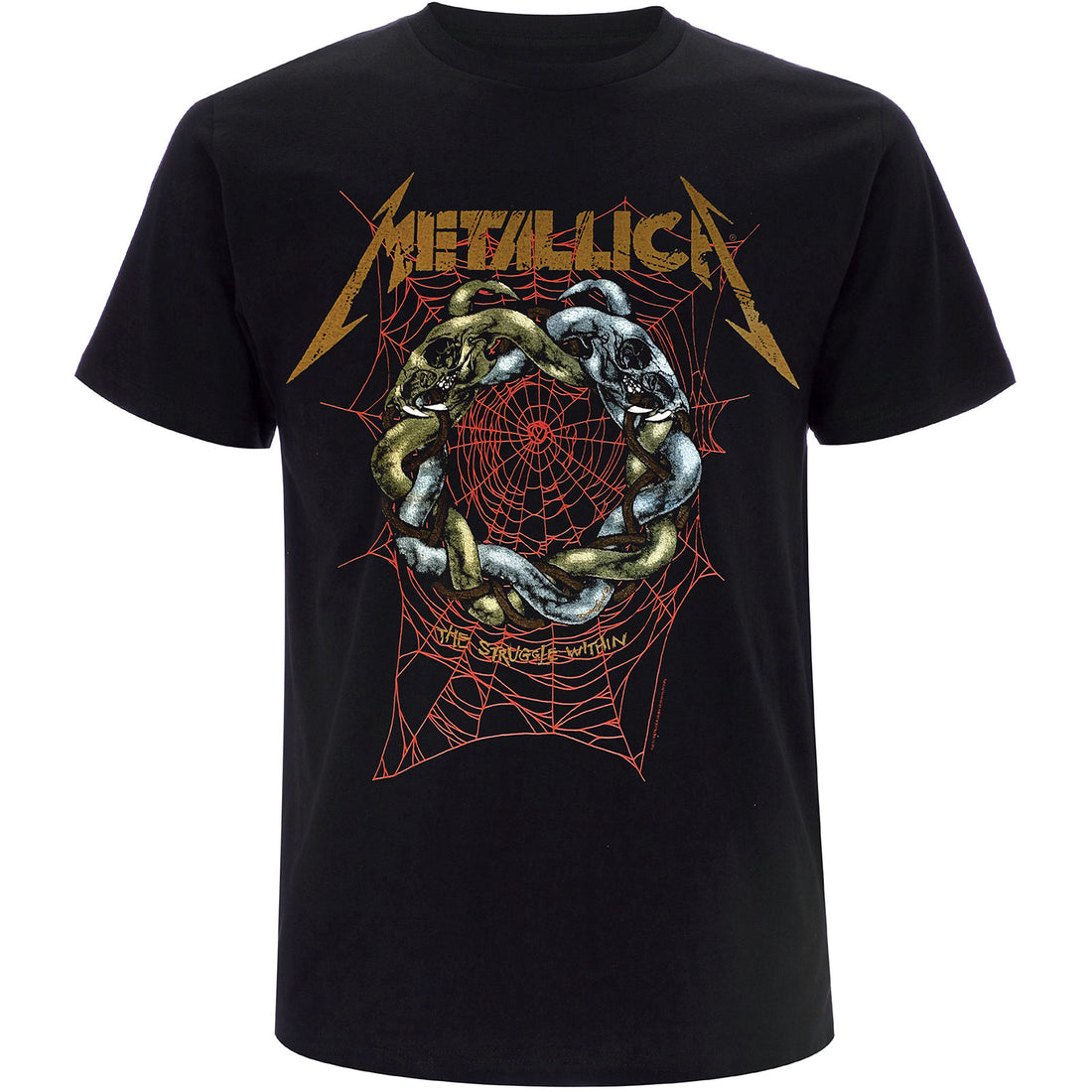 Metallica Unisex T-Shirt: Ruin/Struggle (Back Print)