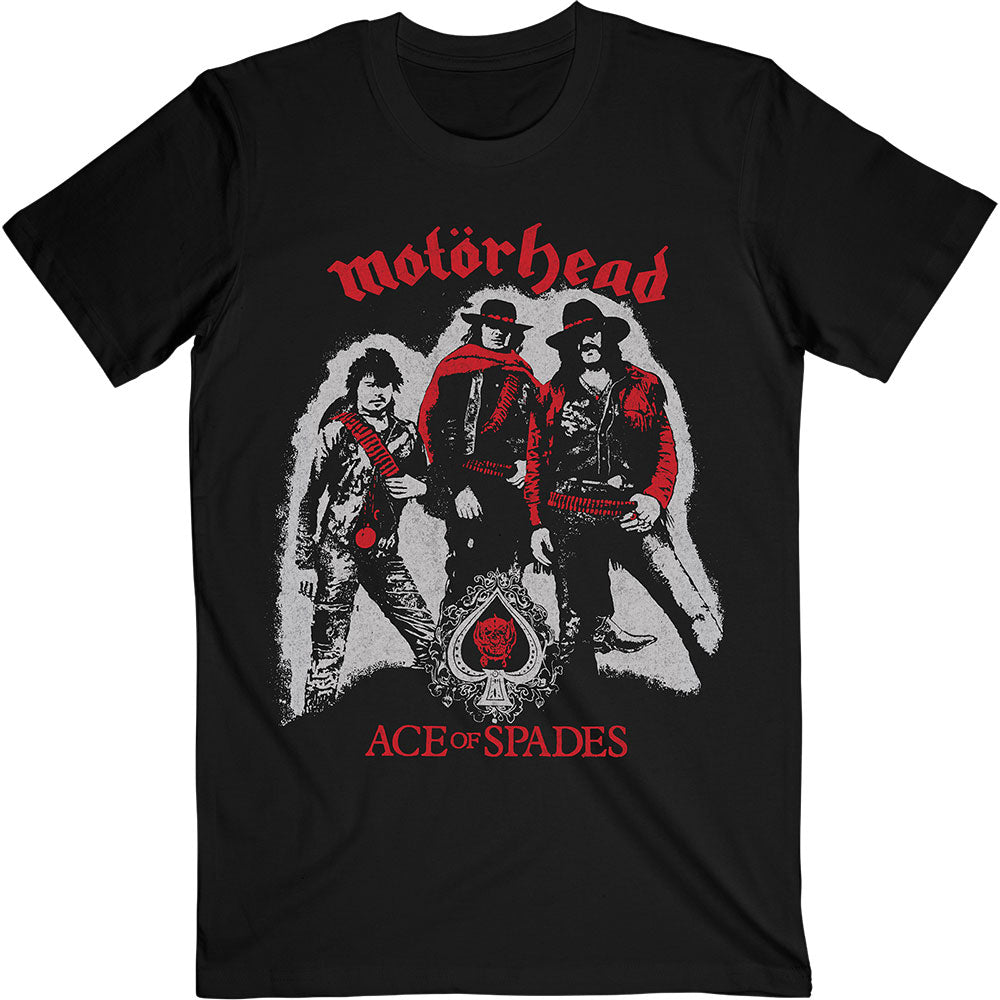 Motorhead Unisex T-Shirt: Ace of Spades Cowboys