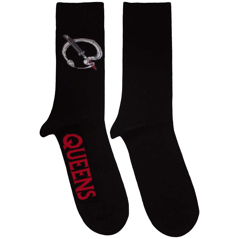 Queens Of The Stone Age Unisex Ankle Socks: Q Emblem