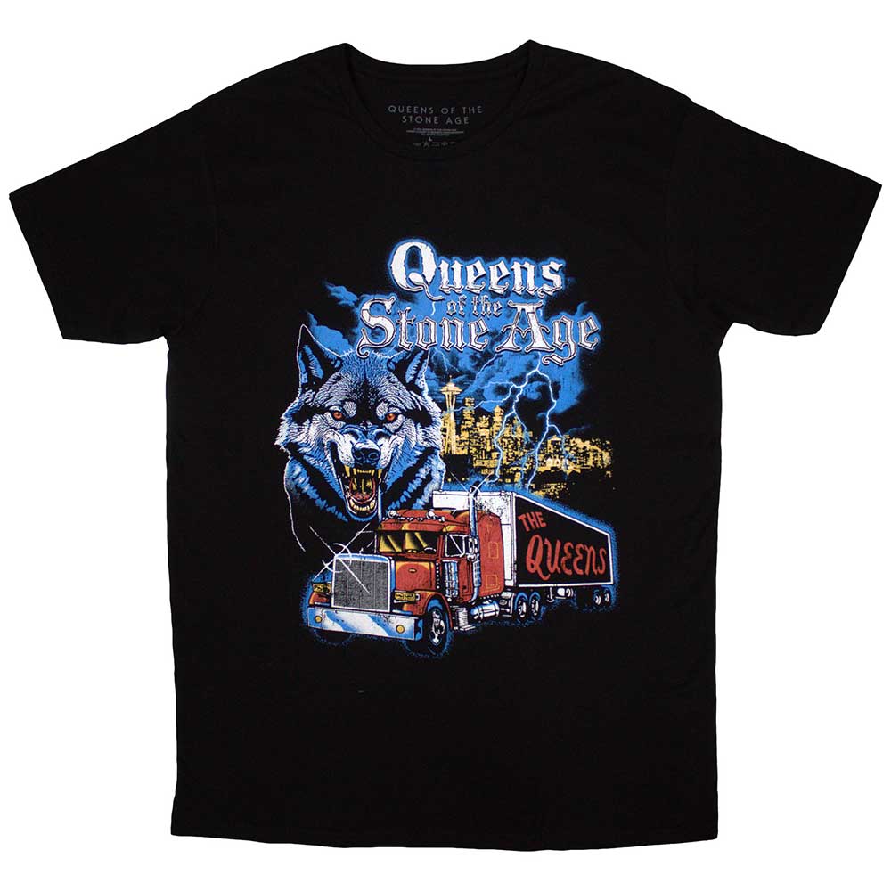 Queens Of The Stone Age Unisex T-Shirt: Wolf Skyline