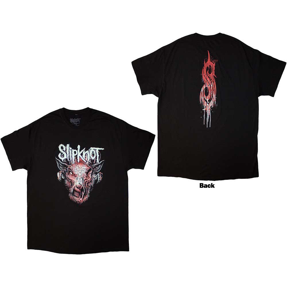 Slipknot Unisex T-Shirt: Infected Goat (Back Print)