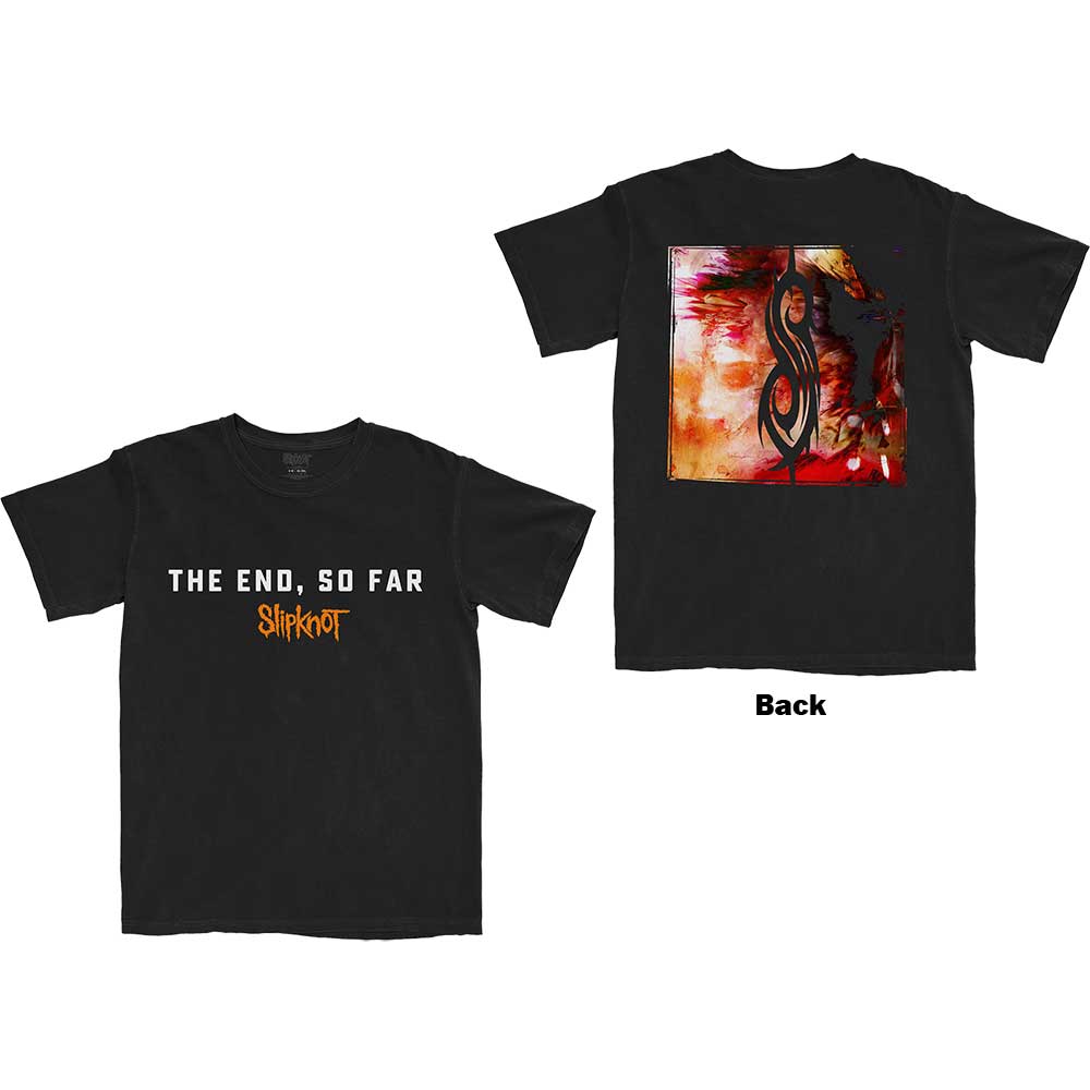 Slipknot Unisex T-Shirt: The End, So Far Album Cover (Back Print)