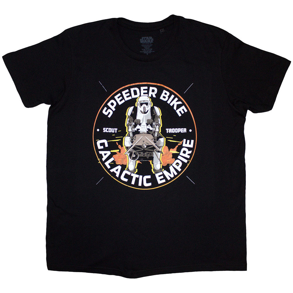 Star Wars Unisex T-Shirt: Speeder Bike Galactic Empire