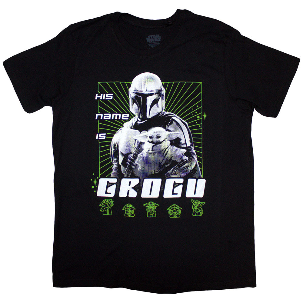 Star Wars Unisex T-Shirt: The Mandalorian His Name Is Grogu