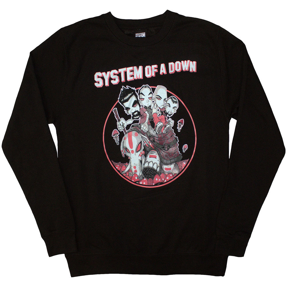 System Of A Down Unisex Sweatshirt: Mushroom People