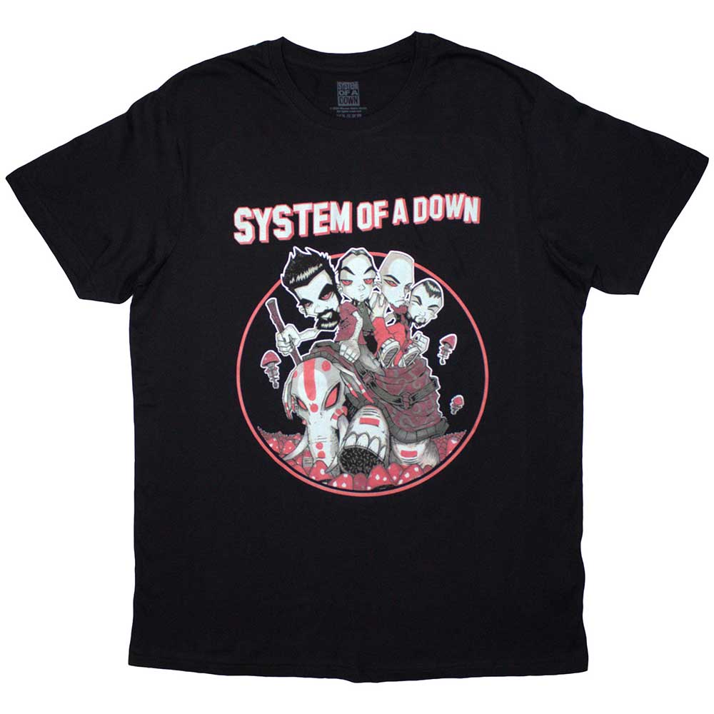 System Of A Down Unisex T-Shirt: Mushroom People