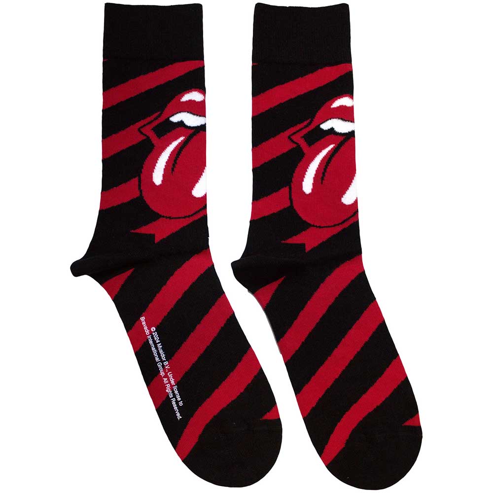 The Rolling Stones Unisex Ankle Socks: Stripes (UK Size 7 - 11)