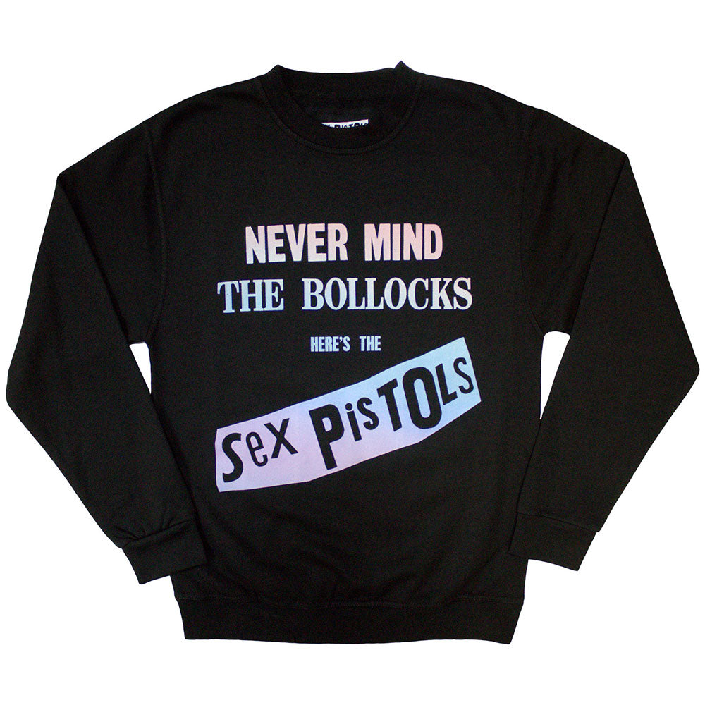 The Sex Pistols Unisex Sweatshirt: Never Mind the B... Gradient (Oversized)