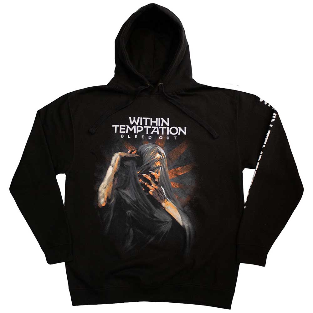 Within Temptation Unisex Pullover Hoodie: Bleed Out (Back & Sleeve Print)