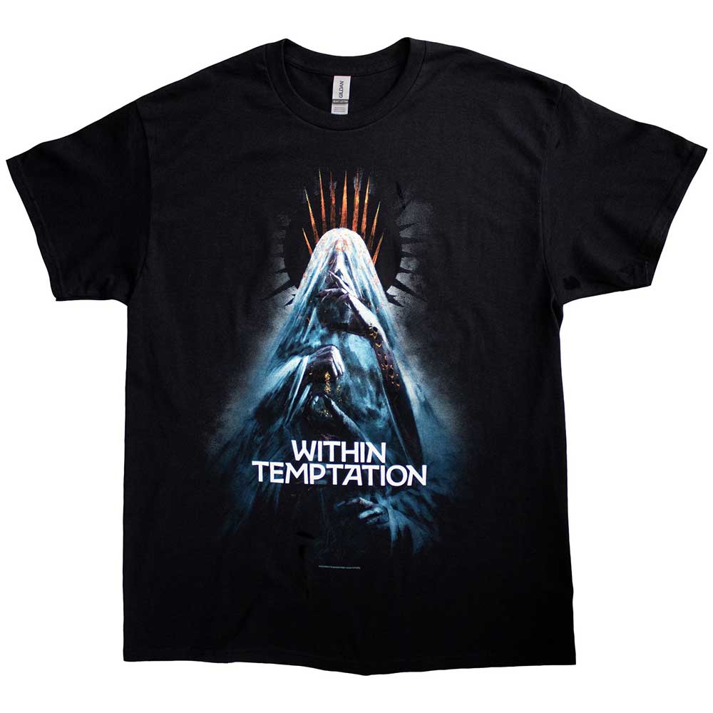 Within Temptation Unisex T-Shirt: Bleed Out Veil (Back Print)