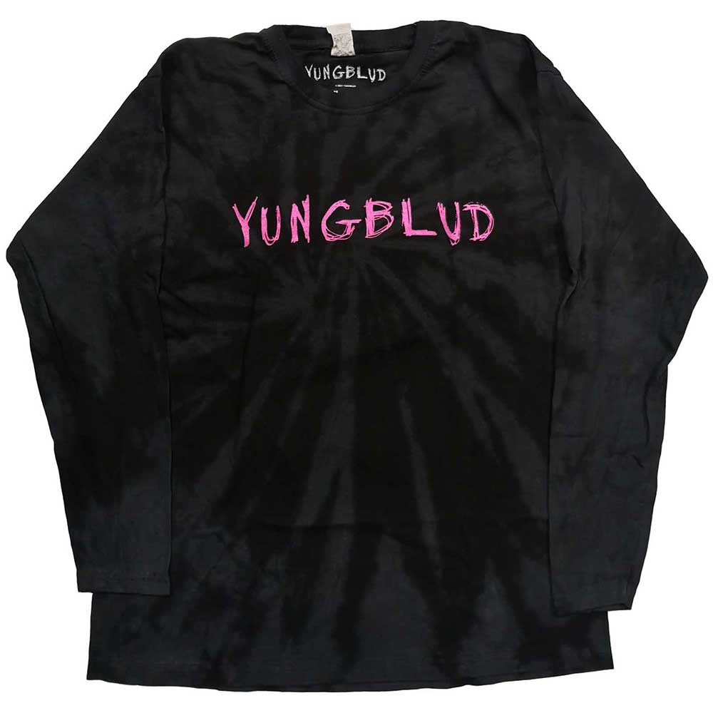 Yungblud Unisex Long Sleeve T-Shirt: Scratch Logo (Wash Collection)