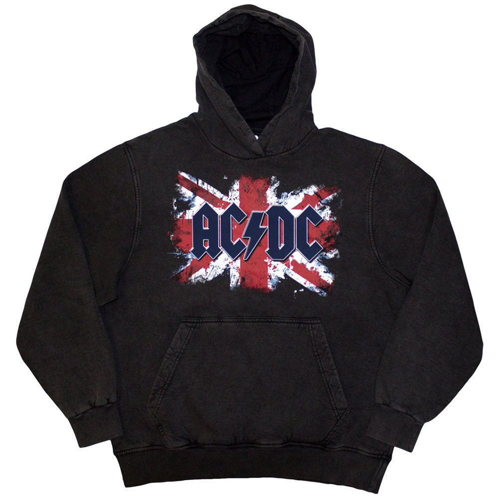 AC/DC Unisex Pullover Hoodie: Flag (Wash Collection)