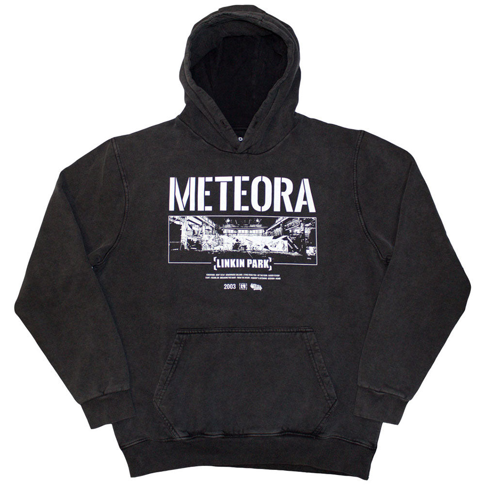 Linkin Park Unisex Pullover Hoodie: Meteora Wall Art (Wash Collection)