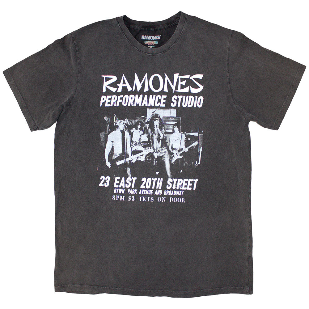 Ramones Unisex Stone Wash T-Shirt: East Village