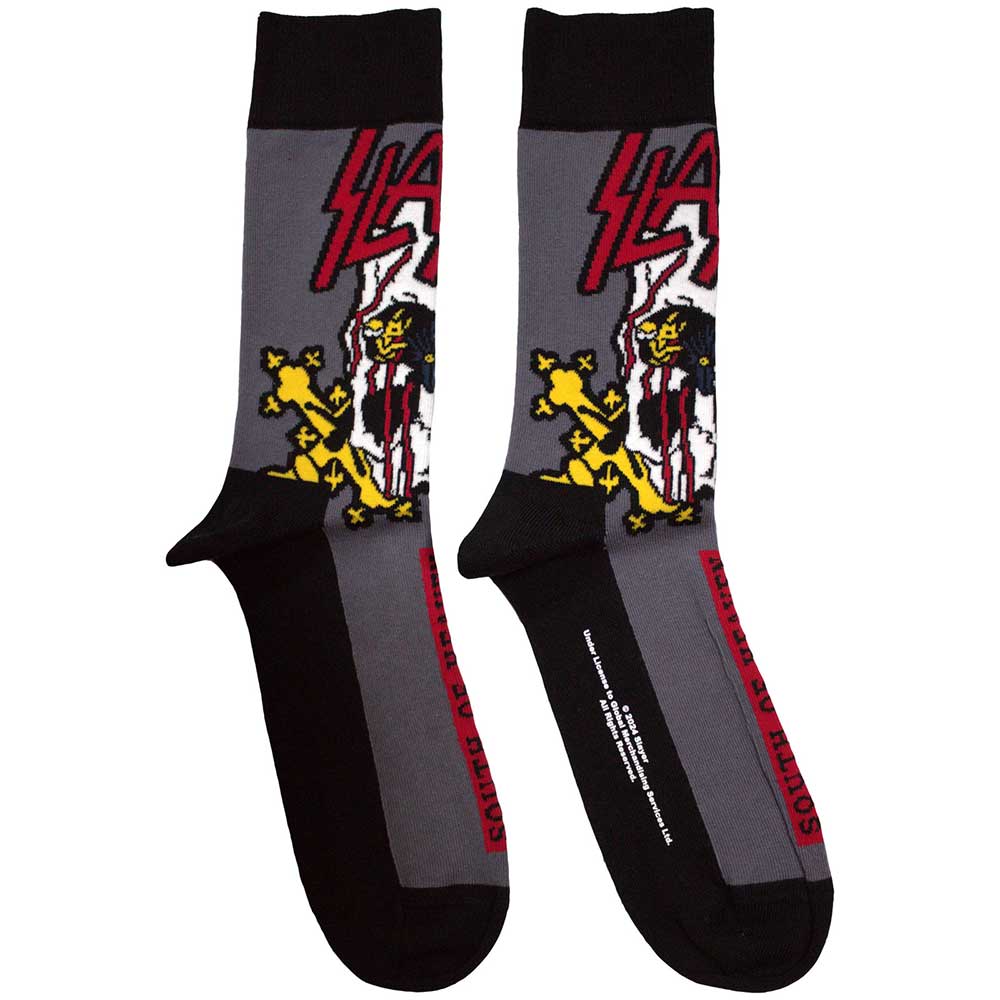 Slayer Unisex Ankle Socks: South Of Heaven Colour (UK Size 7 - 11)