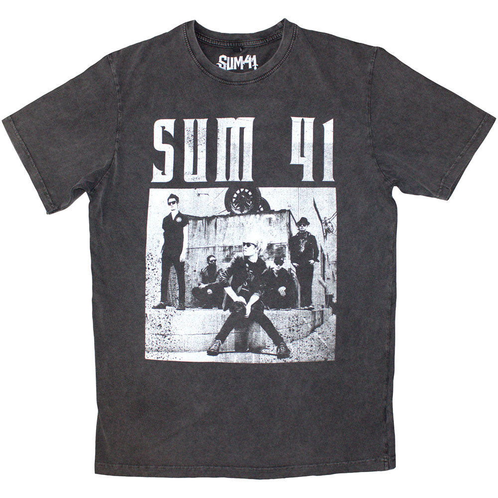 Sum 41 Unisex Stone Wash T-Shirt: Box Photo