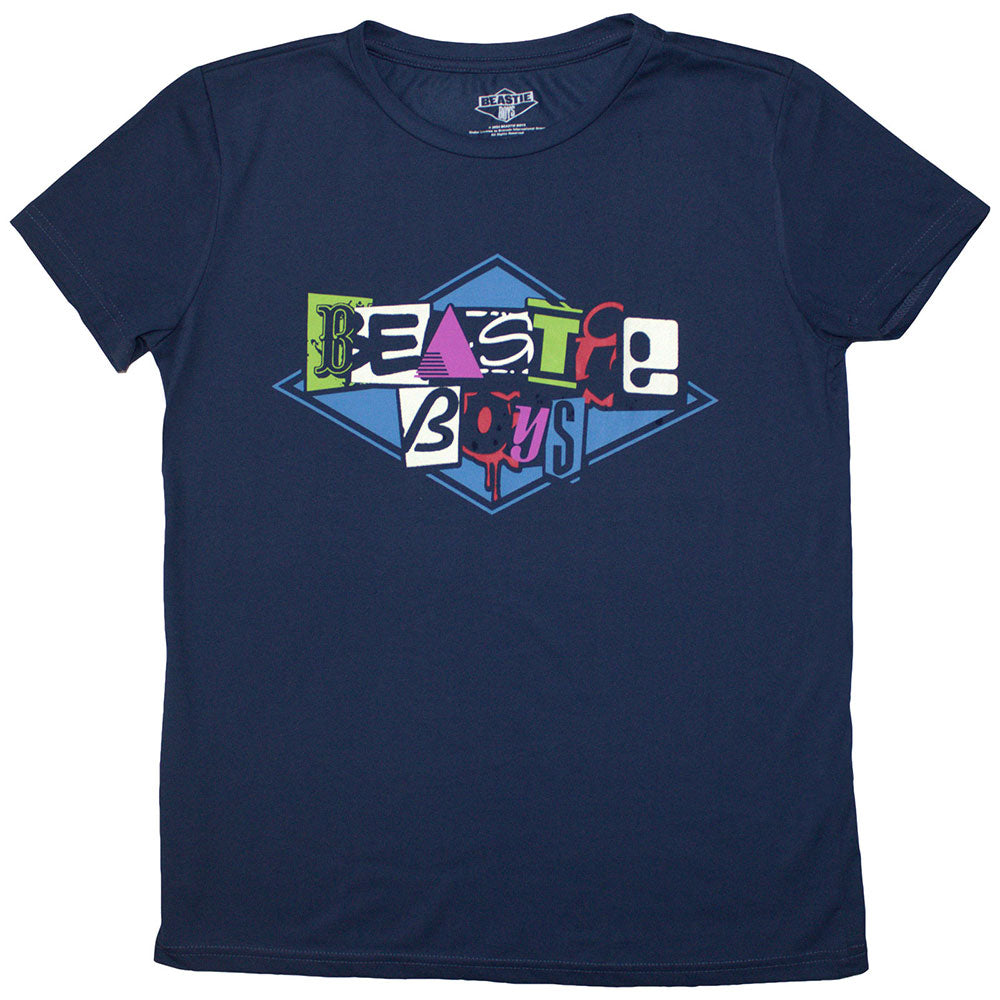 The Beastie Boys Ladies T-Shirt: Multicolour Logo