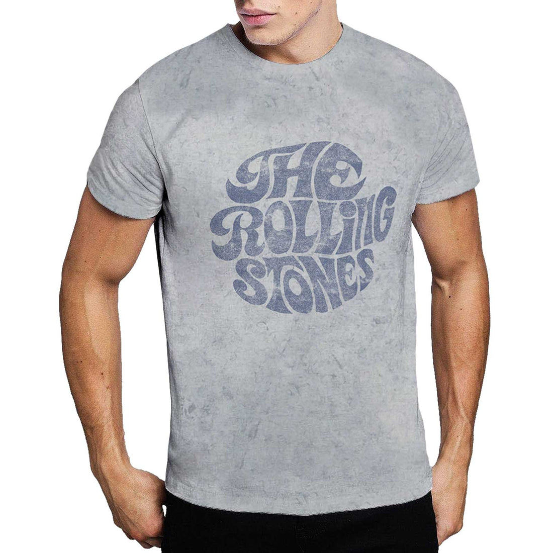 The Rolling Stones Unisex T-Shirt: 70's Logo (Wash Collection)