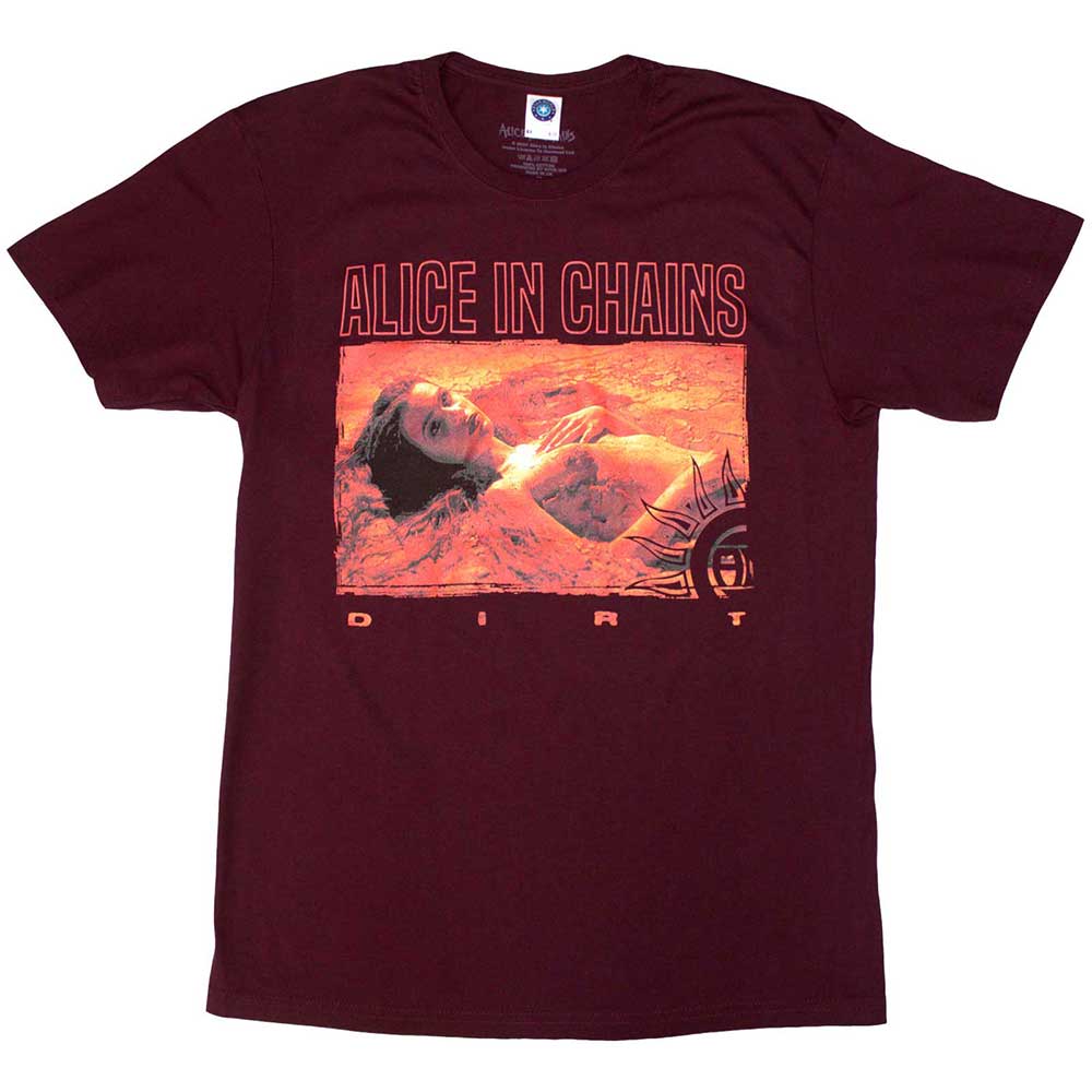 Alice In Chains Unisex T-Shirt: Dirt Orange