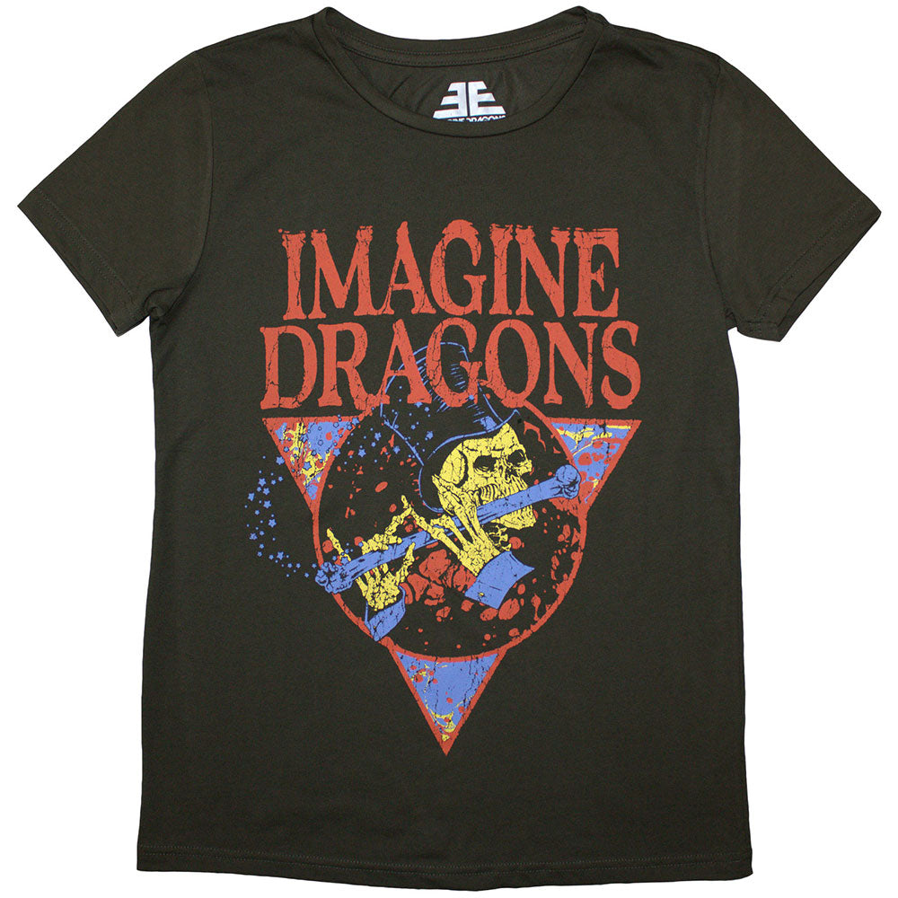 Imagine Dragons Ladies T-Shirt: Skeleton Flute