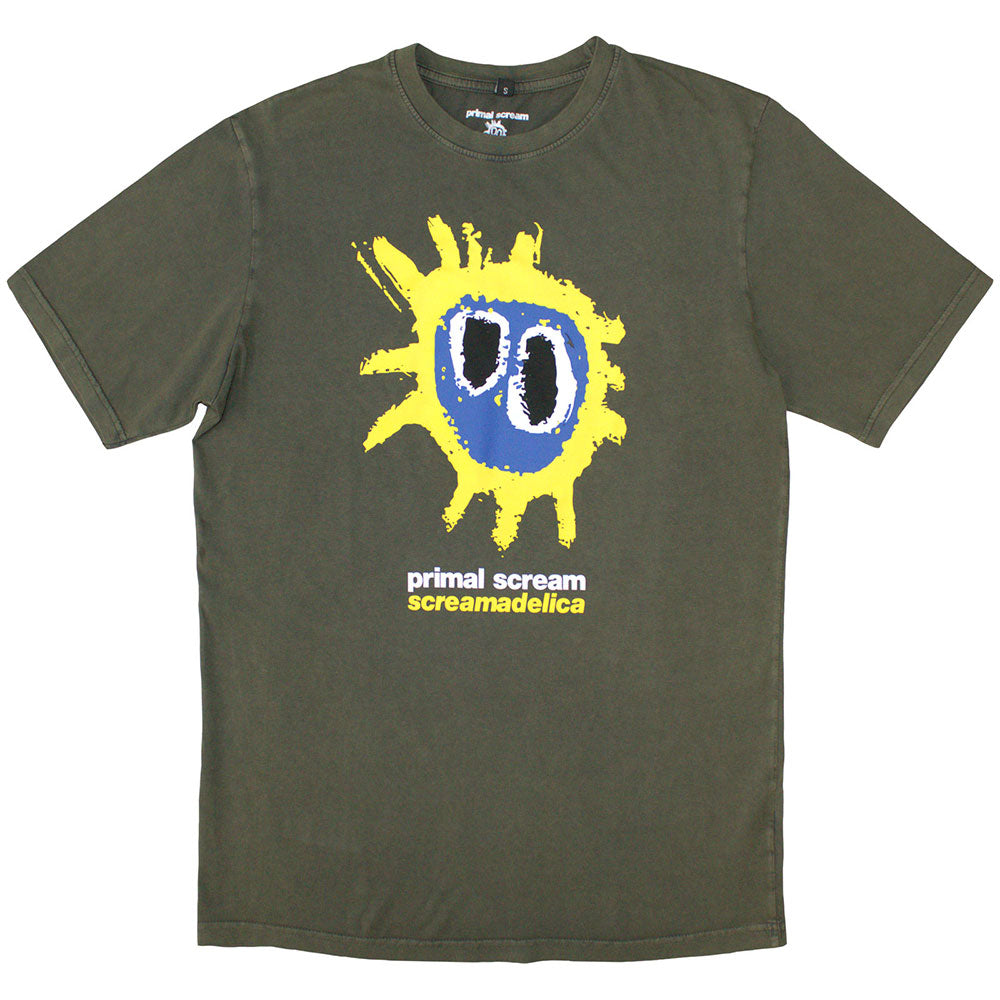 Primal Scream Unisex Stone Wash T-Shirt: Screamadelica