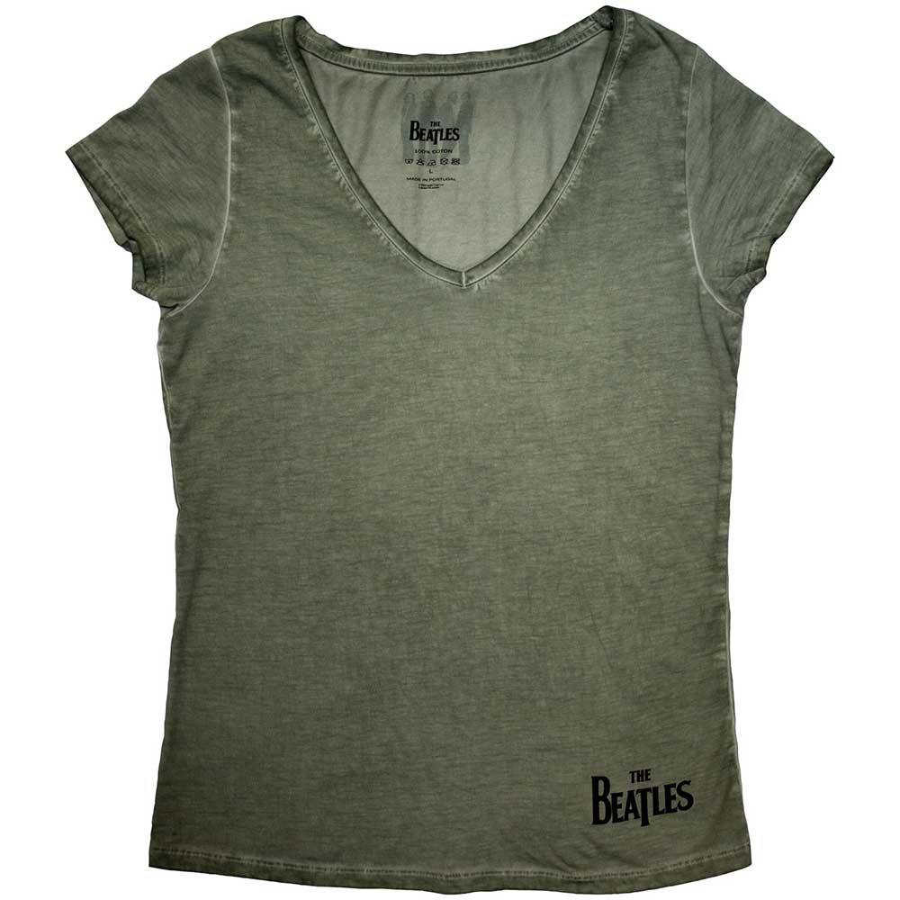 The Beatles Ladies T-Shirt: Corner Logo