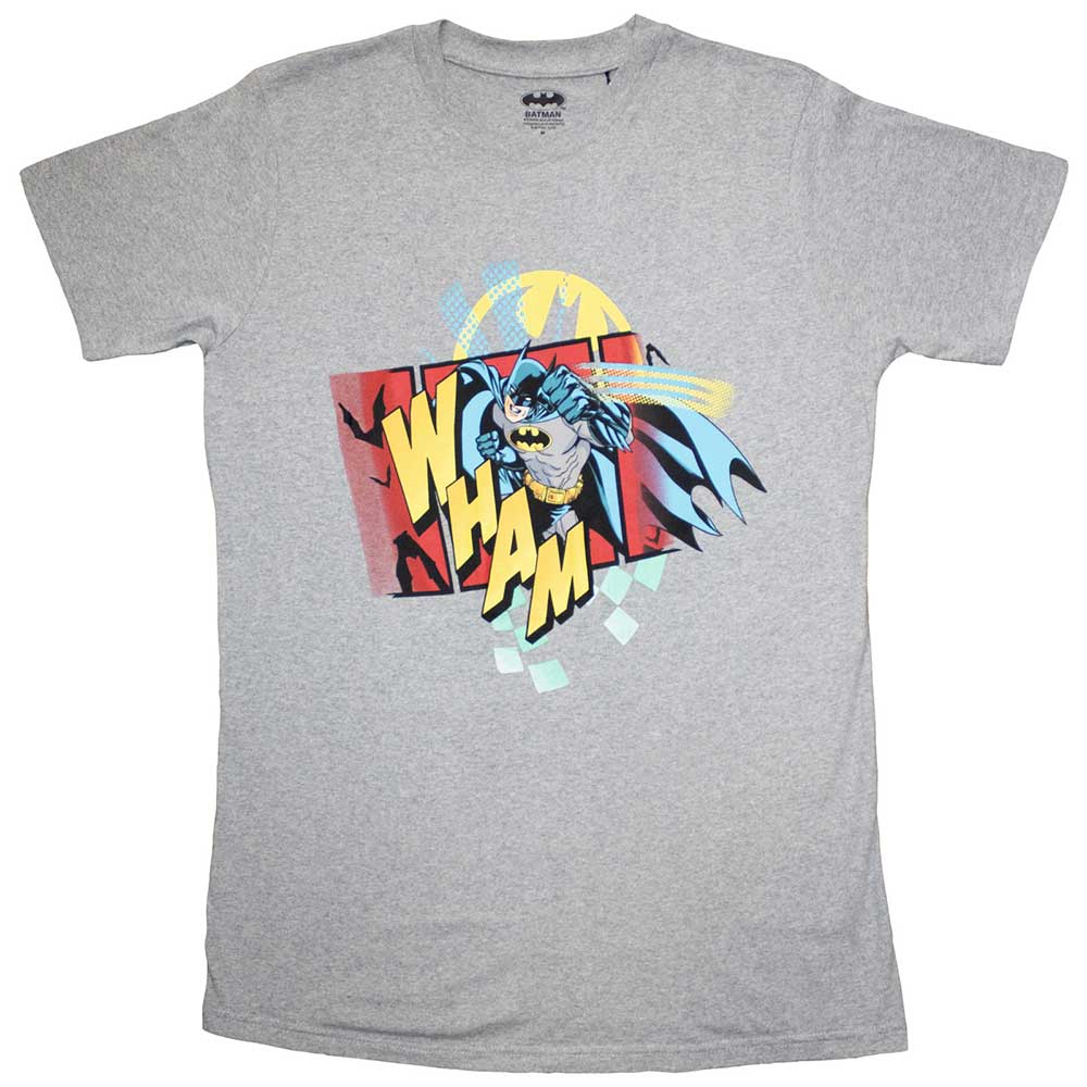 DC Comics Unisex T-Shirt: Batman Wham