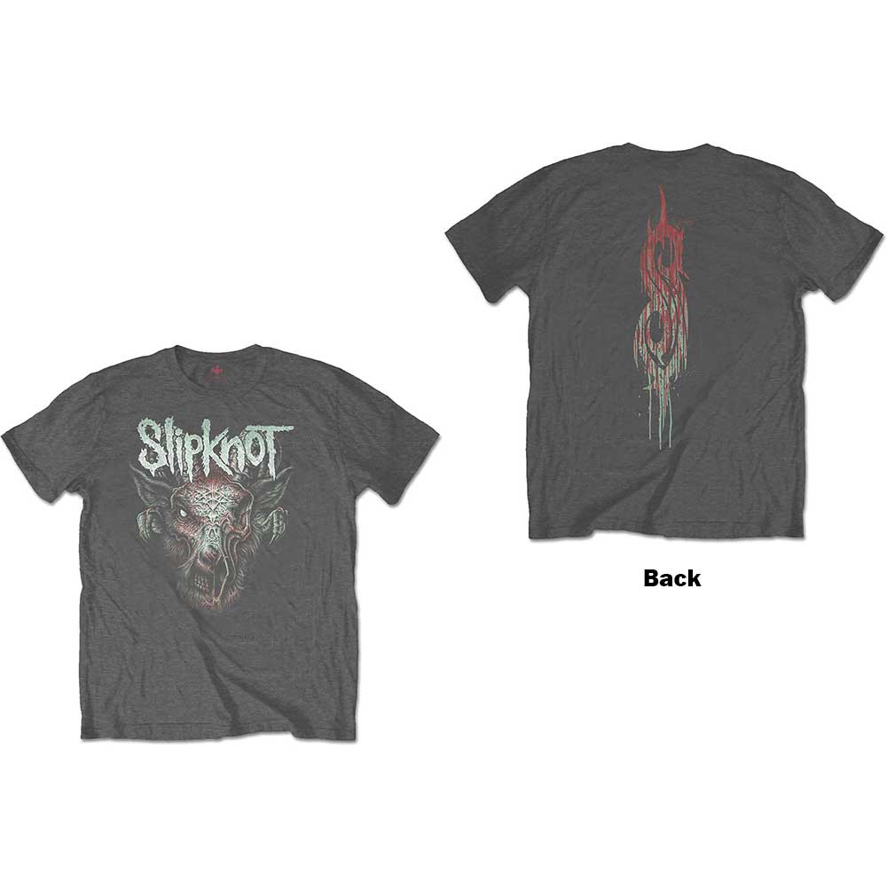 Slipknot Kids T-Shirt: Infected Goat (Back Print)