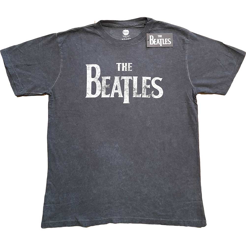 The Beatles Unisex T-Shirt: Drop T Logo (Wash Collection)