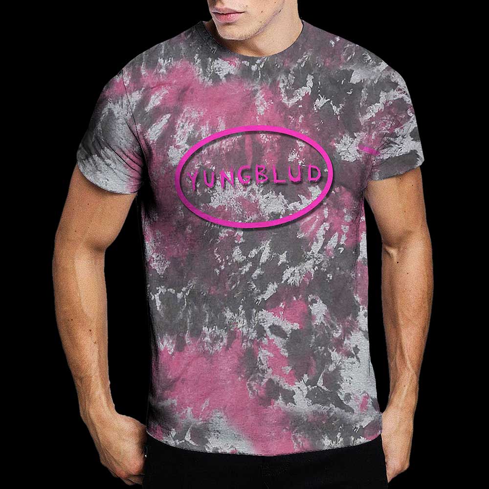 Yungblud Unisex T-Shirt: Scratch Logo Oval (Wash Collection)