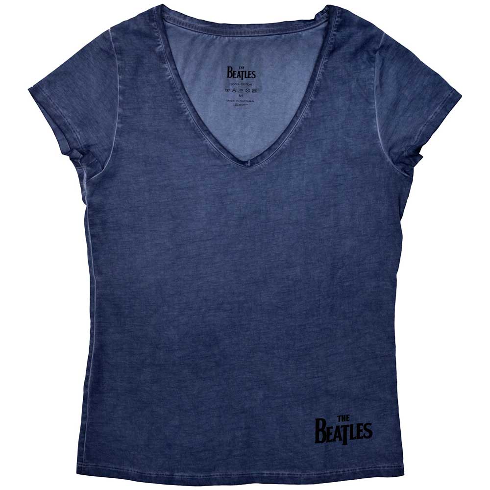 The Beatles Ladies T-Shirt: Corner Logo