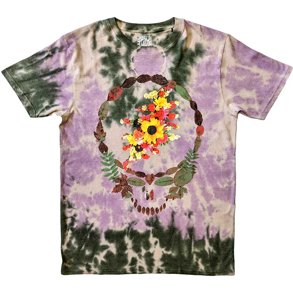 Grateful Dead Unisex T-Shirt: Dead Leaves & Bouquet Wash Collection