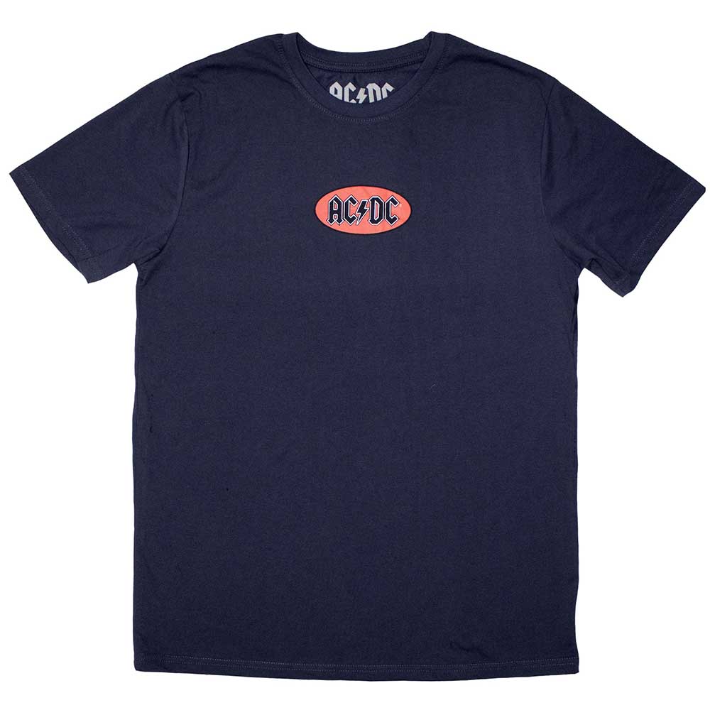 AC/DC Unisex T-Shirt: Mini Oval Logo